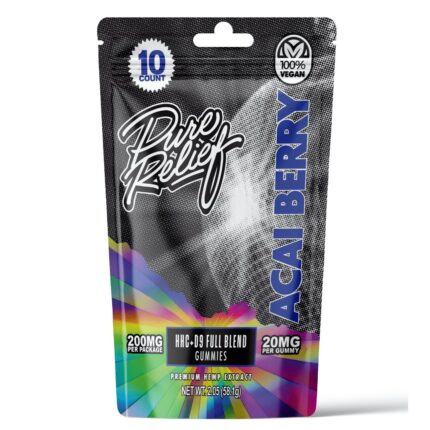 Pure Relief HHC Delta-9-THC Gummies – Acai Berry